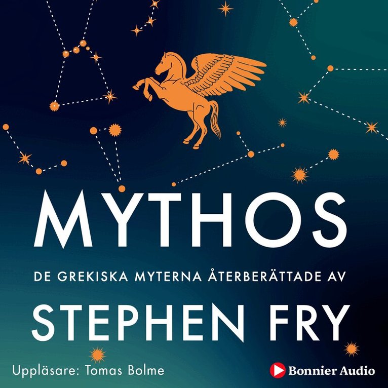 Stephen Fry - Mythos : de grekiska myterna återberättade, Ljudbok