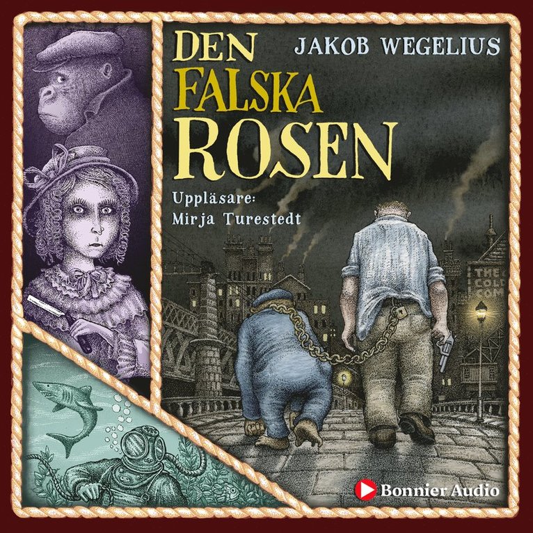 Jakob Wegelius - Den falska rosen, Ljudbok