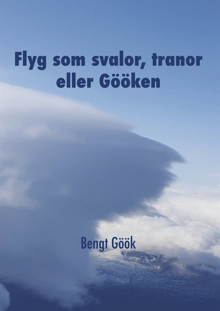 Bengt Göök - Flyg som svalor, tranor eller Gööken: En segelflygares memoarer, E-bok