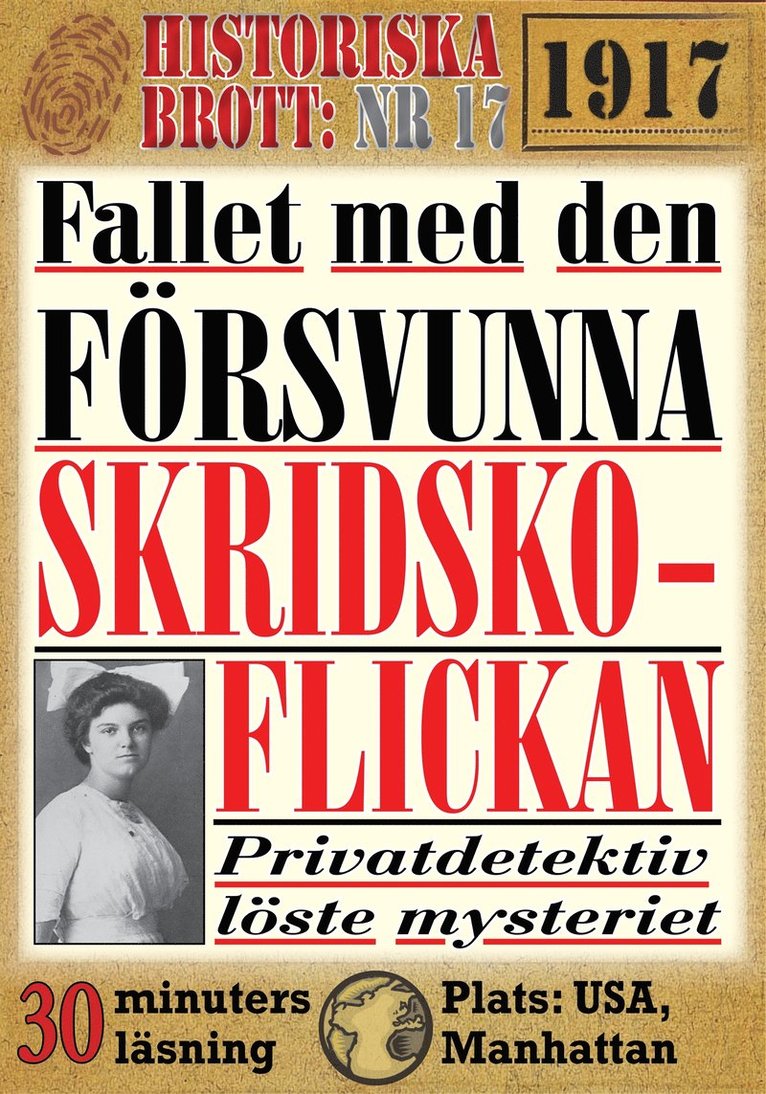 Georg Thorne, Mikael Jägerbrand - Historiska brott nr 17. Fallet med den försvunna skridskoflickan. 30 minuter true crime-läsning, E-bok