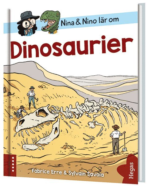 Fabrice Erre - Nina och Nino lär om dinosaurier, Inbunden
