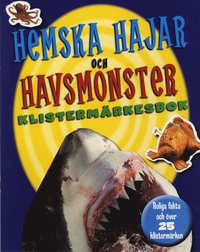 e-Bok Hemska hajar och havsmonster klistermärkesbok