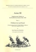 Children Lost and Found A bioarchaeological study of Middle Helladic children in Asine with a comparison to Lerna