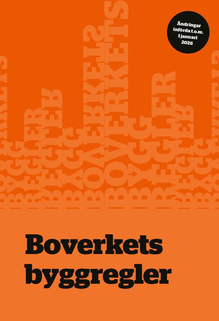 Boverkets byggregler, Häftad