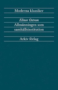 Allmänningen som samhällsinstitution