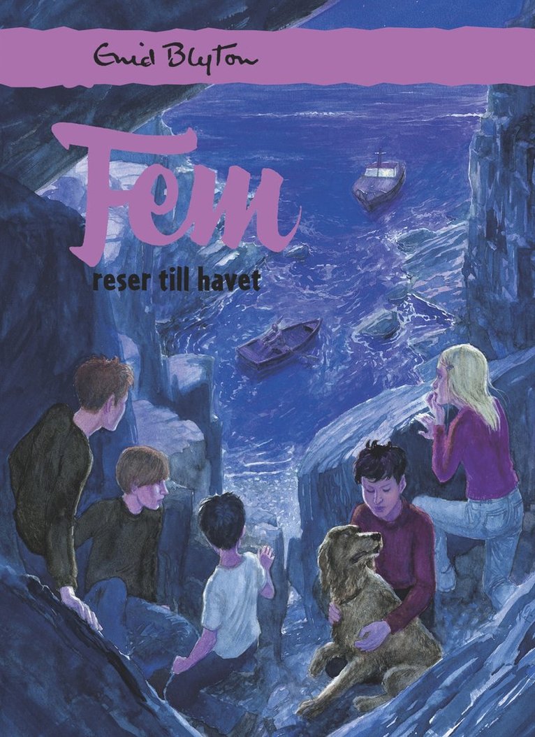 Enid Blyton - Fem reser till havet, Kartonnage
