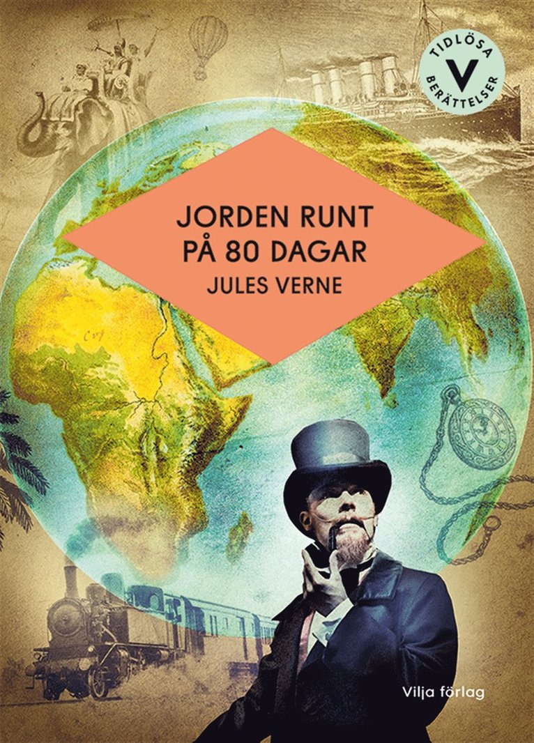 Jules Verne - Jorden runt på 80 dagar (lättläst), E-bok