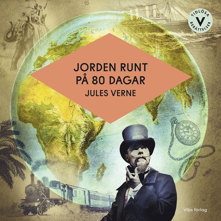 Jules Verne - Jorden runt på 80 dagar (lättläst), Ljudbok