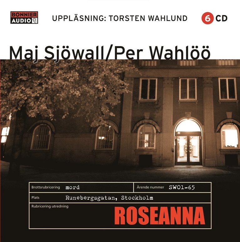 Maj Sjöwall, Per Wahlöö - Roseanna, CD-bok