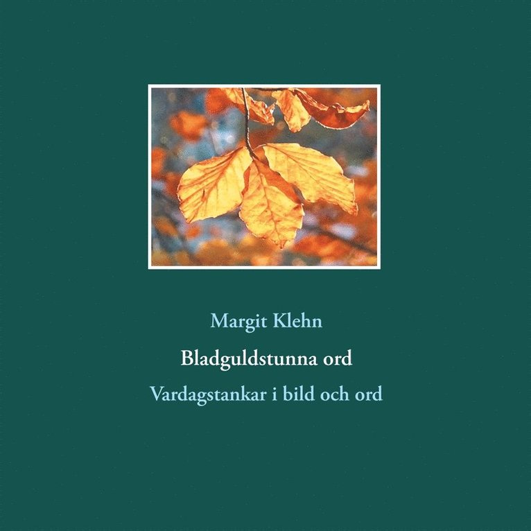 Margit Klehn - Bladguldstunna ord: Vardagstankar i bild och ord, E-bok