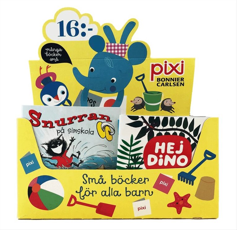 Pixi säljförpackning serie 250, Häftad