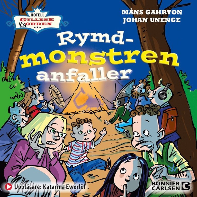 Måns Gahrton, Johan Unenge - Rymdmonstren anfaller, Ljudbok