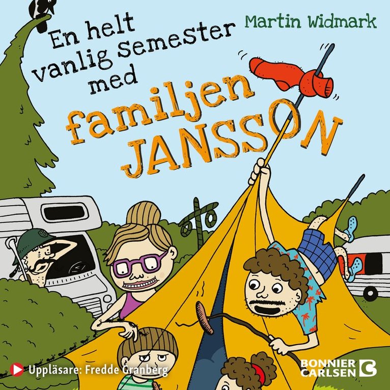 Martin Widmark - En helt vanlig semester med familjen Jansson, Ljudbok