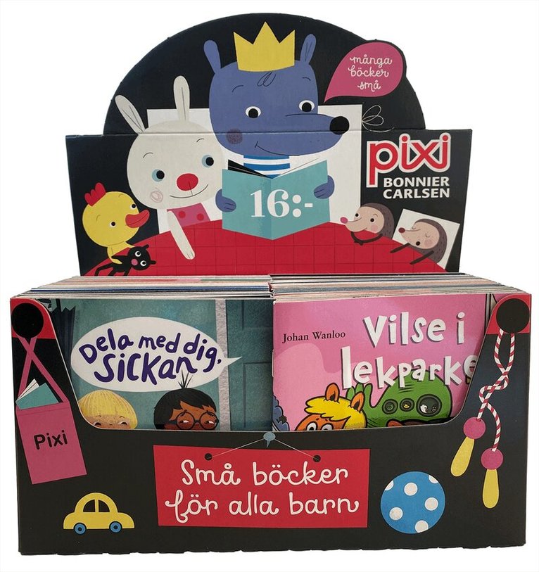 Pixi säljförpackning serie 254, Häftad