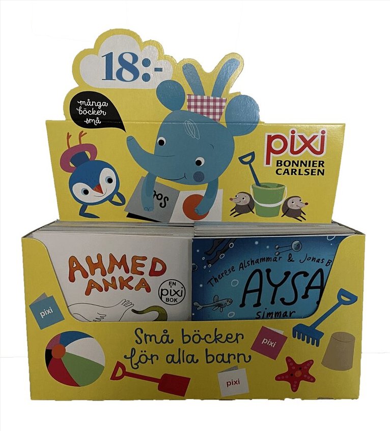 Pixi säljförpackning serie 256, Häftad