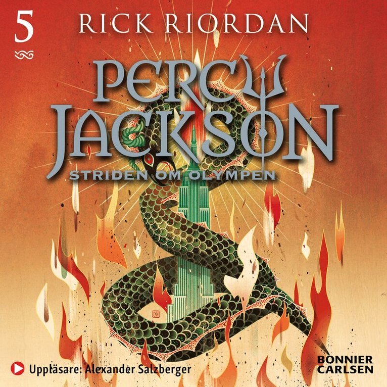 Rick Riordan - Striden om Olympen, Ljudbok
