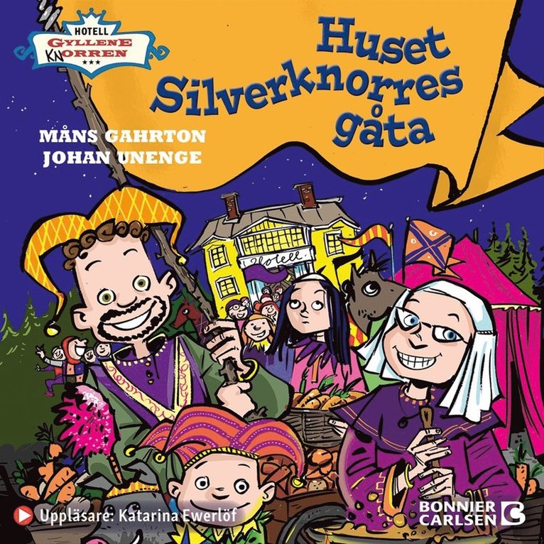 Måns Gahrton, Johan Unenge - Huset Silverknorres gåta, Ljudbok