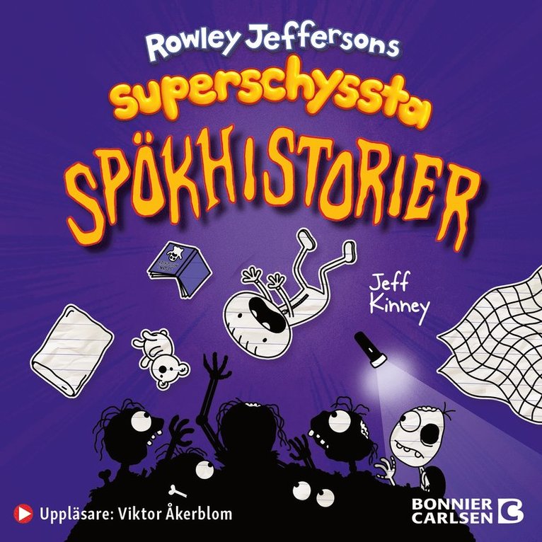 Jeff Kinney - Rowley Jeffersons superschyssta spökhistorier, Ljudbok