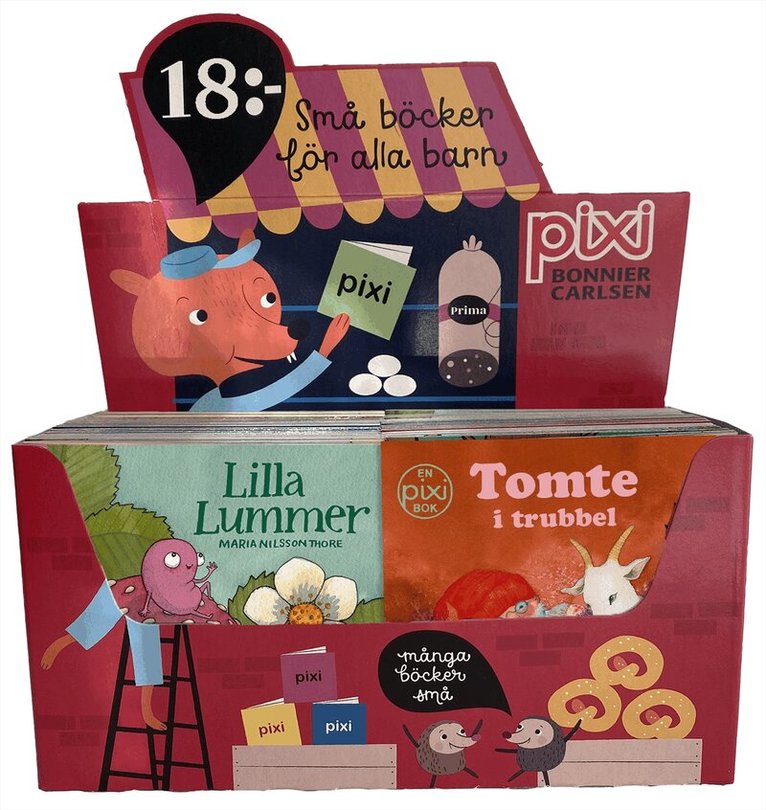 Pixi säljförpackning serie 259, Häftad