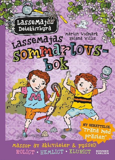 Martin Widmark - LasseMajas sommarlovsbok. Träna med Prästen, Inbunden
