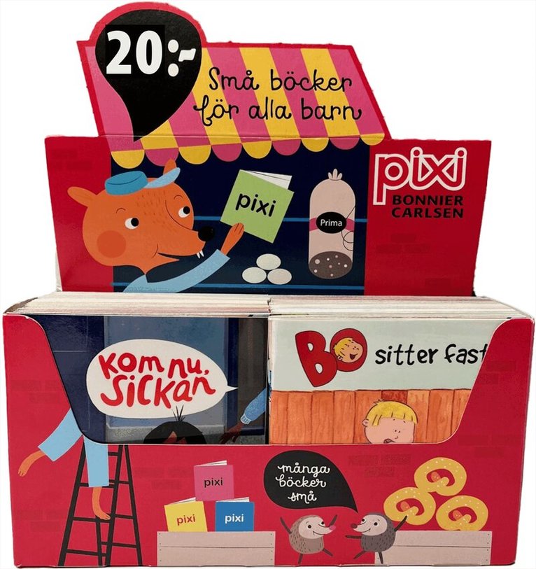 Pixi säljförpackning serie 264, Häftad