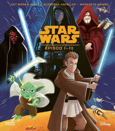 Star Wars. Episod I-III bilderbokssamling, E-bok