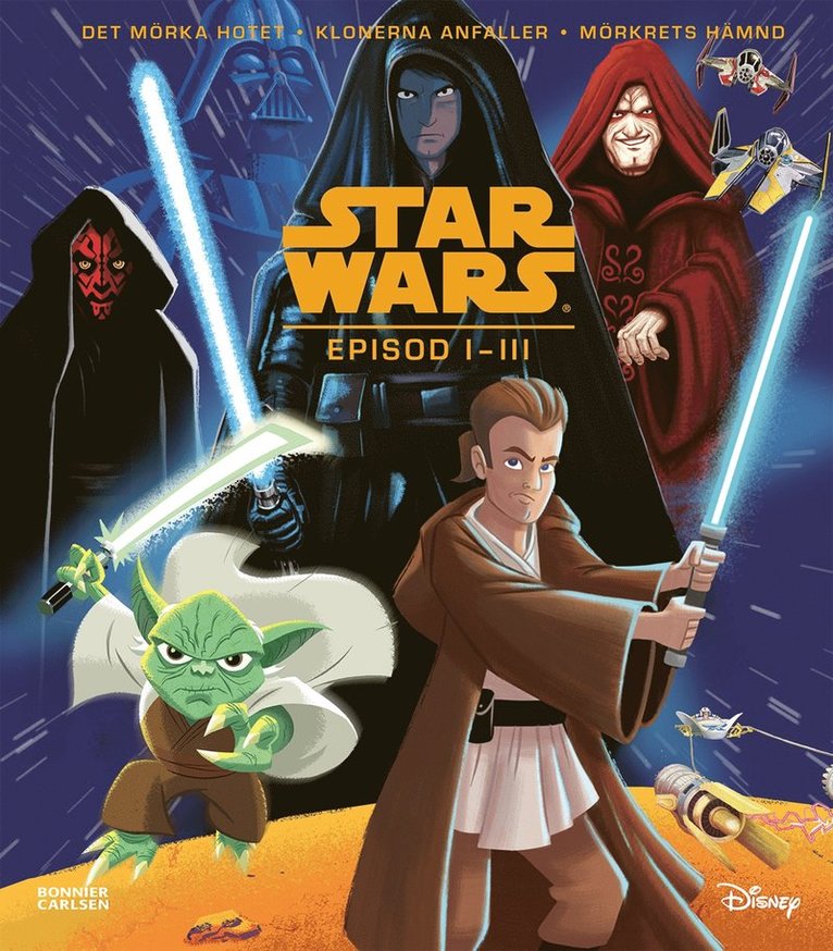Star Wars. Episod I-III bilderbokssamling, E-bok