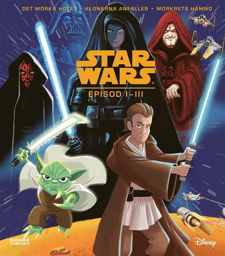 Star Wars. Episod I-III bilderbokssamling, E-bok