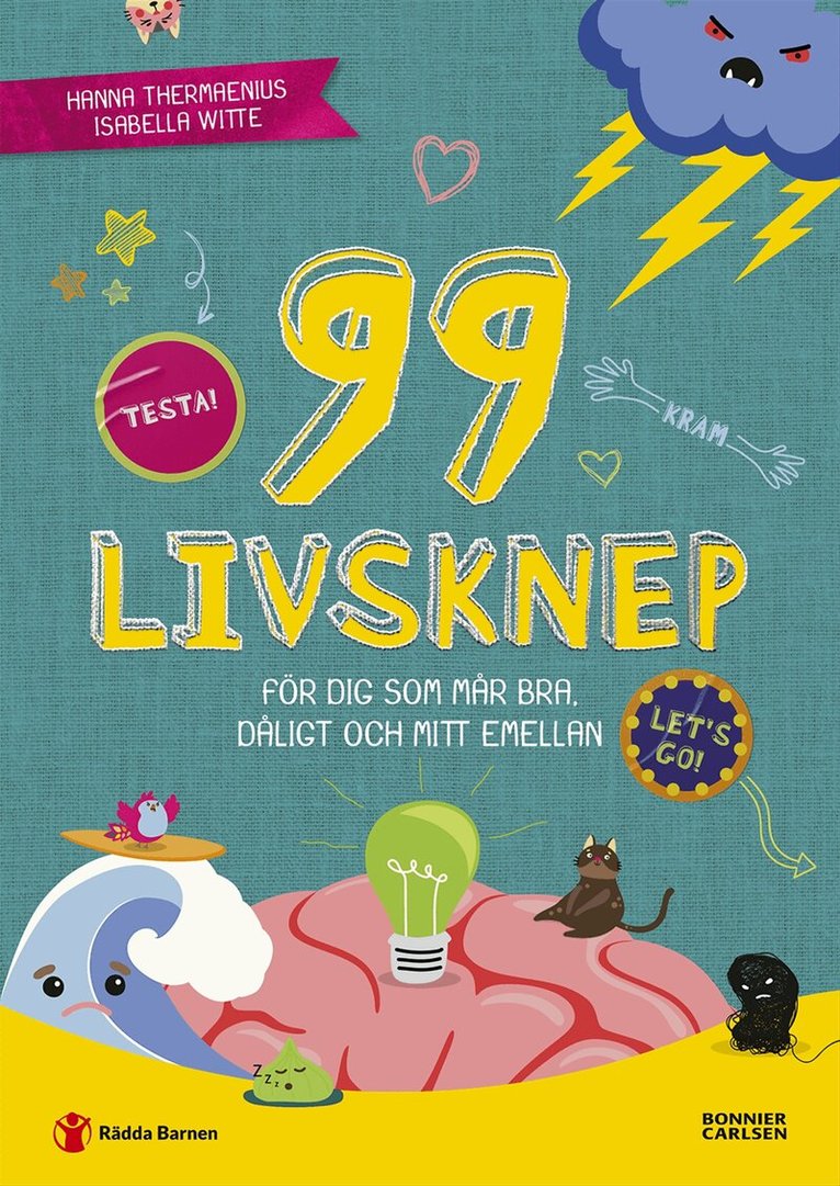 Hanna Thermaenius - 99 livsknep för dig som mår bra, dåligt och mittemellan : En bok om psykisk hälsa och känslor för dig på mellanstadiet, E-bok