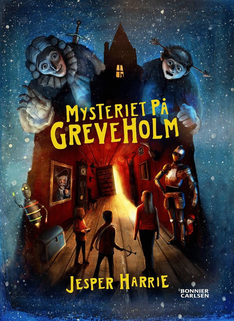 Jesper Harrie - Mysteriet på Greveholm, Kartonnage