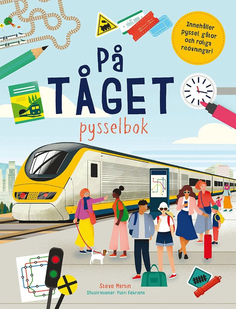 Steve Martin - På tåget : pysselbok, Häftad