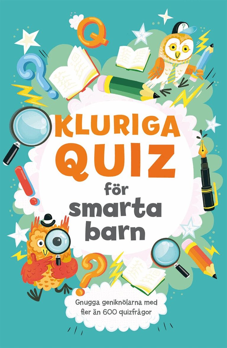 Lauren Farnsworth - Kluriga quiz för smarta barn, Häftad
