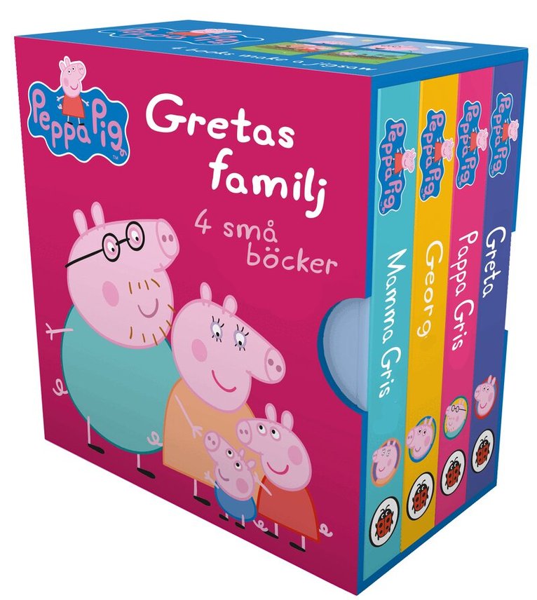Nevile Astley, Mark Baker - Gretas familj 4 små böcker, Kartonnage