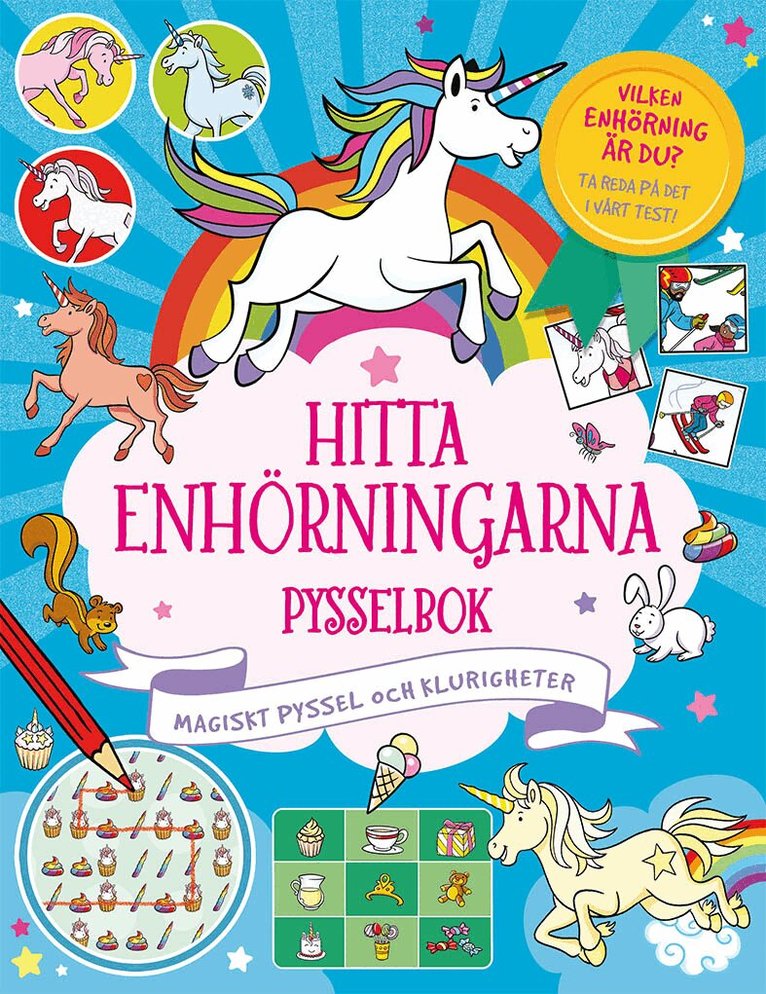 Imogen Currell-Williams - Hitta enhörningarna pysselbok : Magiskt pyssel och klurigheter, Häftad
