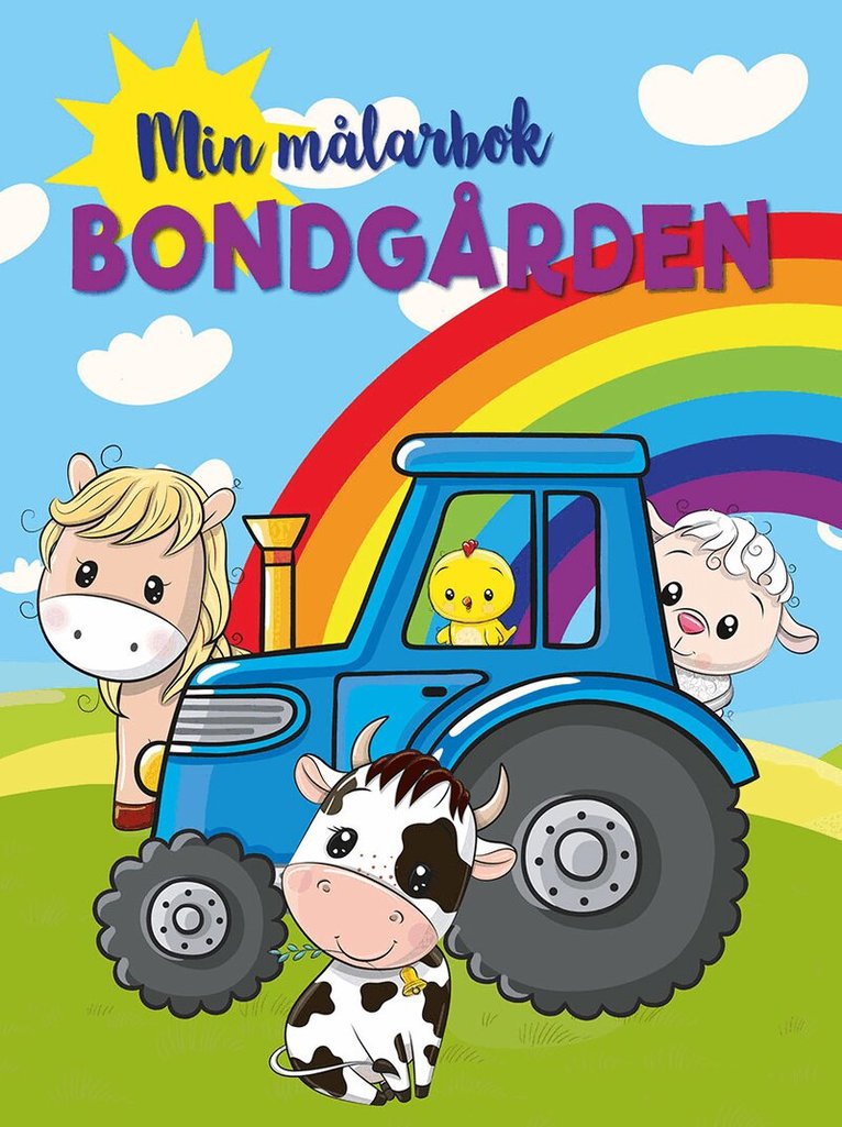 Min målarbok bondgården, Häftad