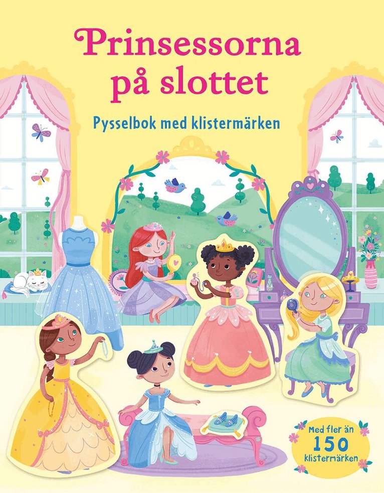 Caroline Young - Prinsessorna på slottet : pysselbok med klistermärken, Häftad