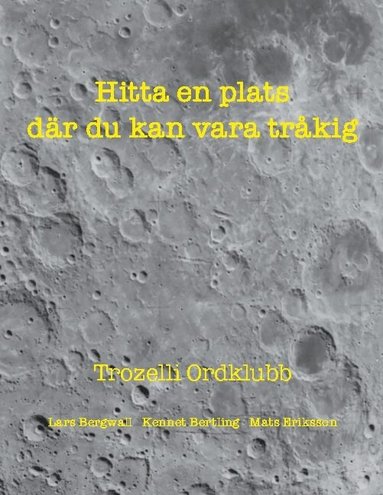 Lars Bergwall, Kennet Bertling, Mats Eriksson - Hitta en plats där du kan vara tråkig, Häftad
