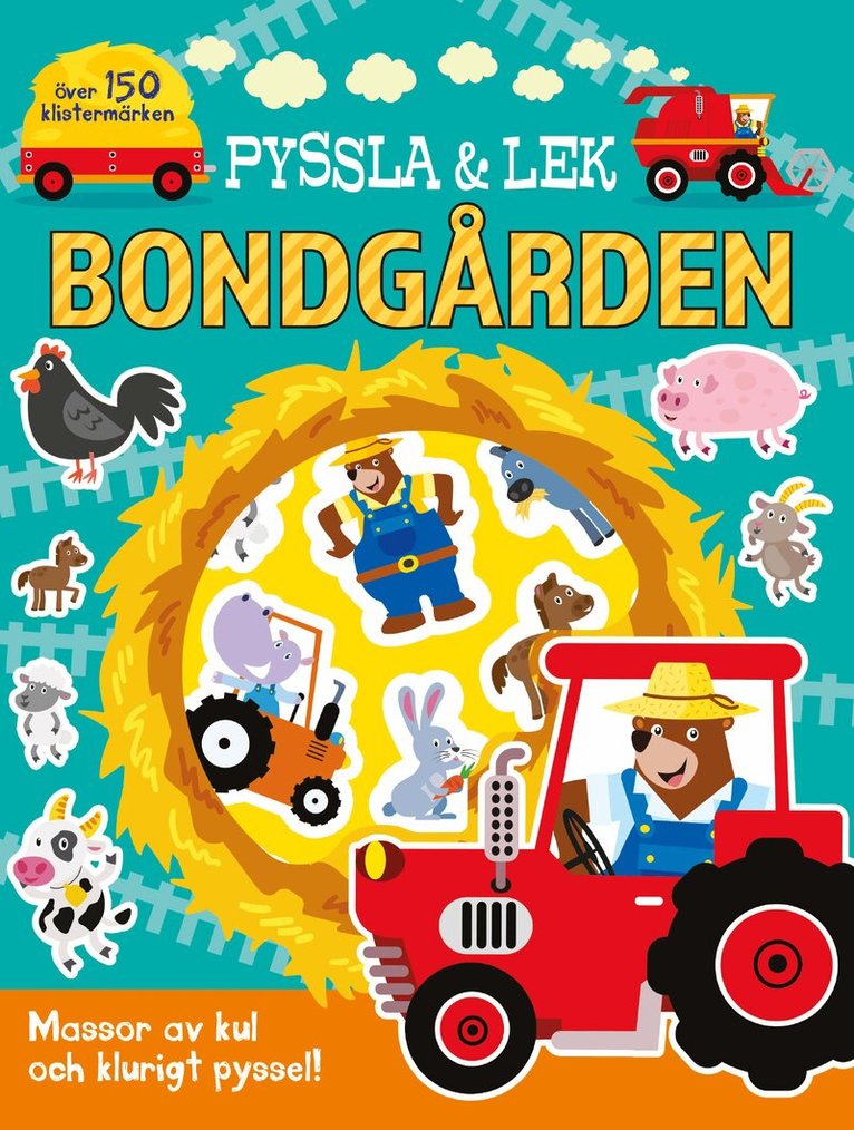 Pyssla och lek. Bondgården, Häftad