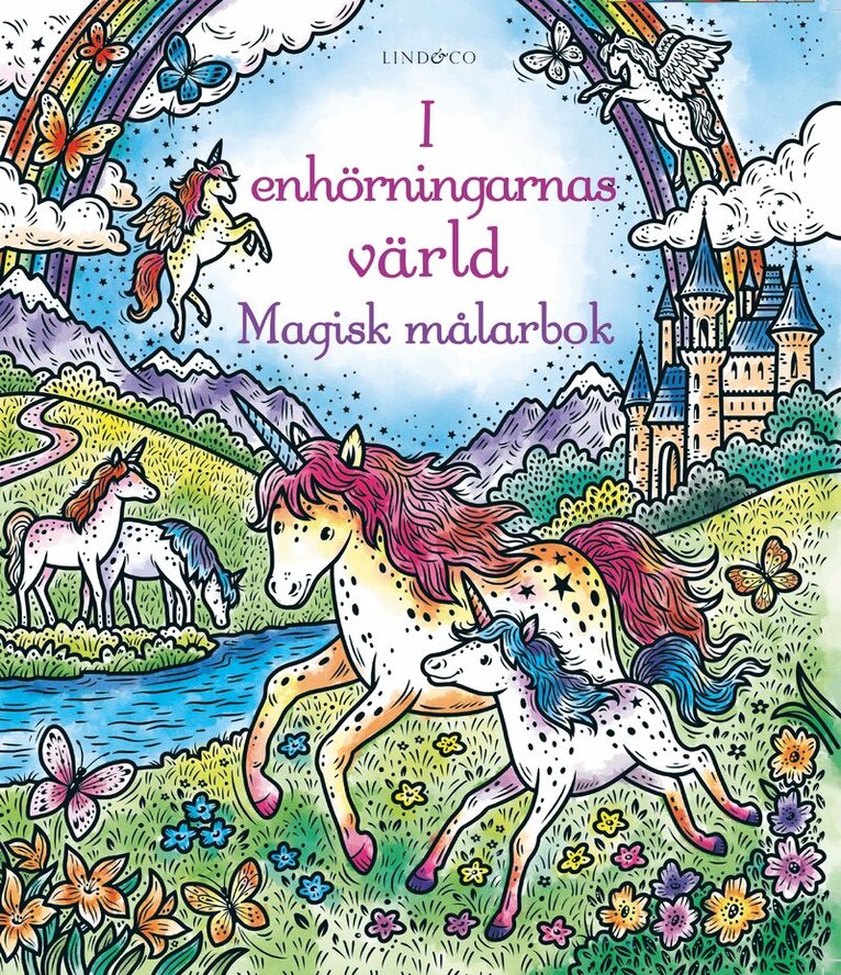 Ela Jarzabek - I enhörningarnas värld : magisk målarbok, Häftad