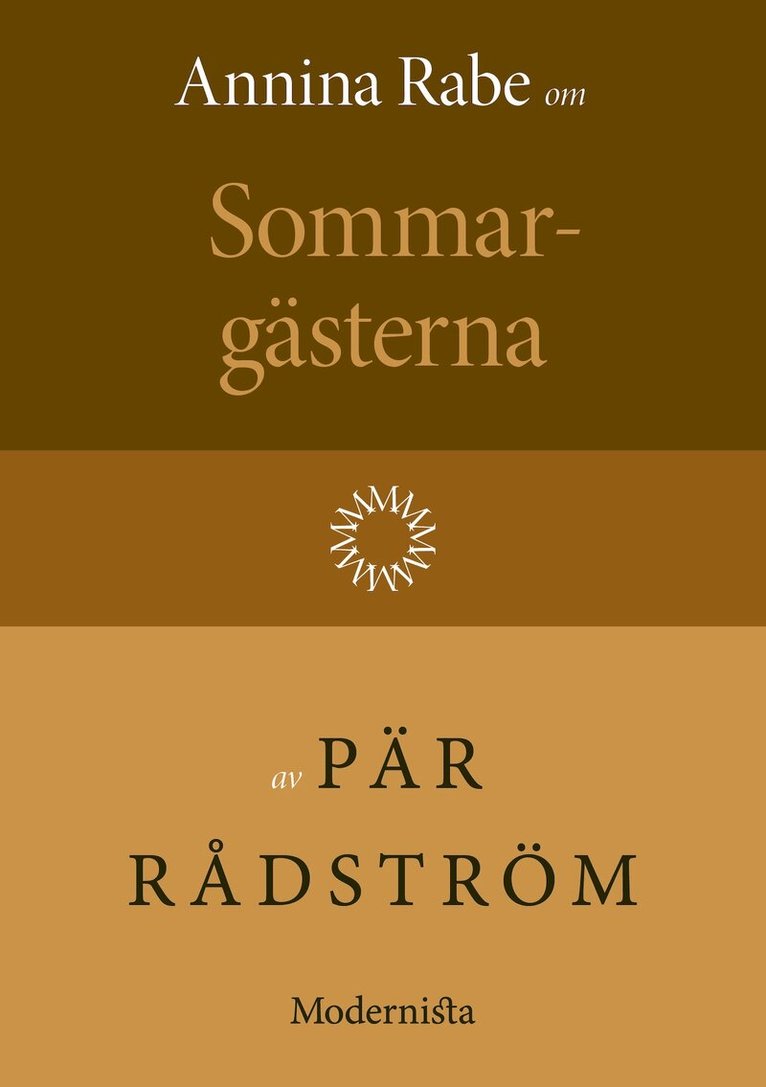 Annina Rabe - Om Sommargästerna av Pär Rådström, E-bok