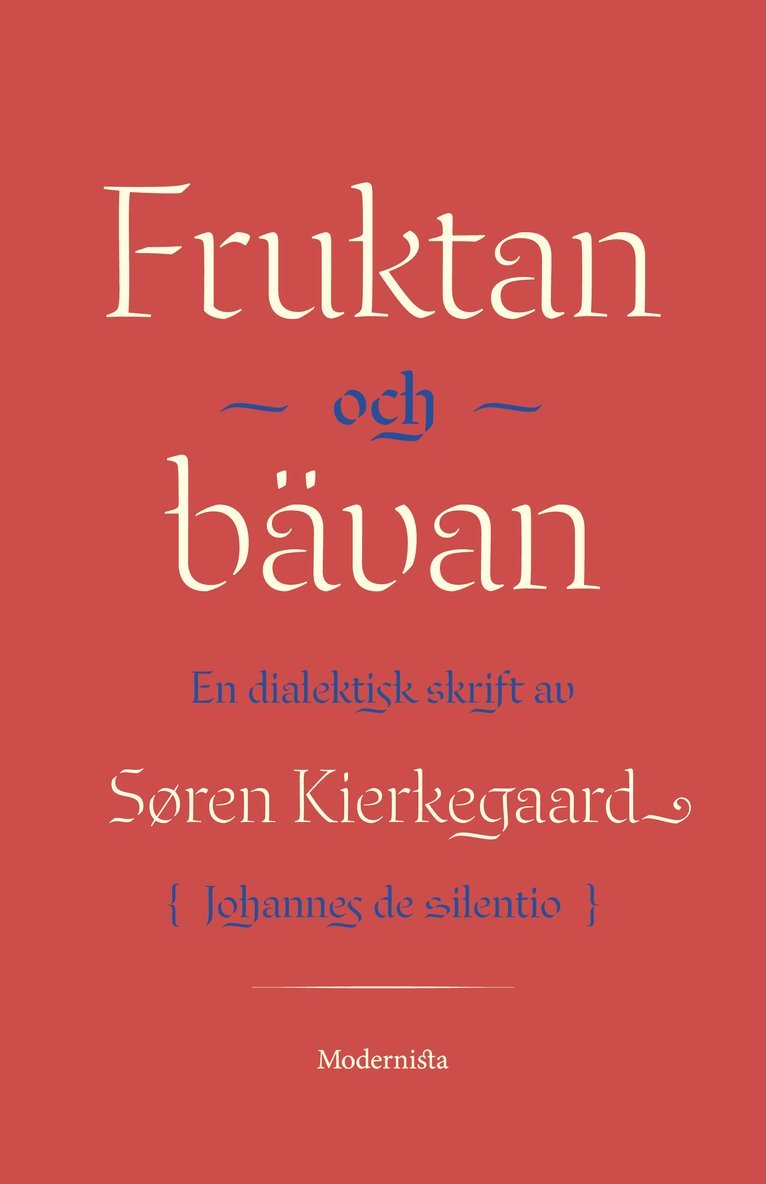 Søren Kierkegaard - Fruktan och bävan, Inbunden