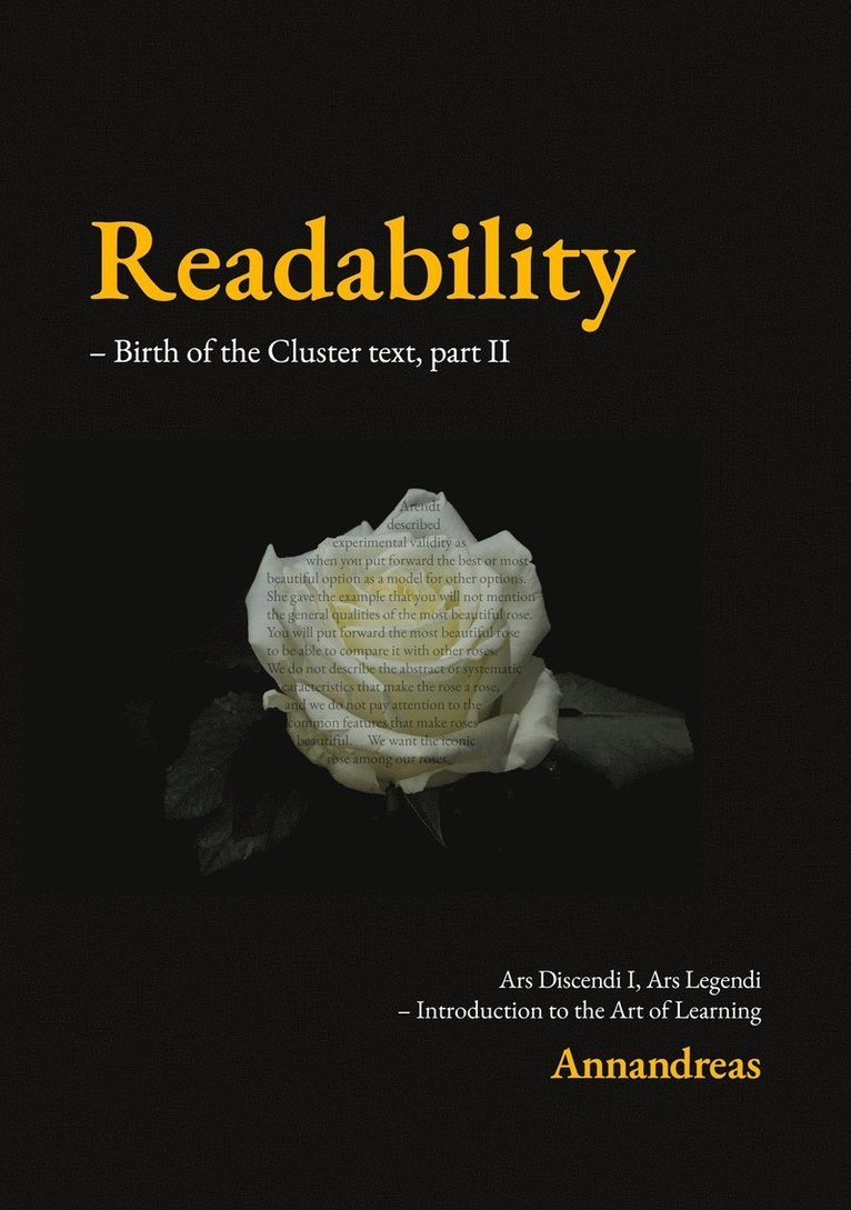 - Annandreas - Readability (2/2): Birth of the Cluster text, Introduction to the Art of Learning., E-bok