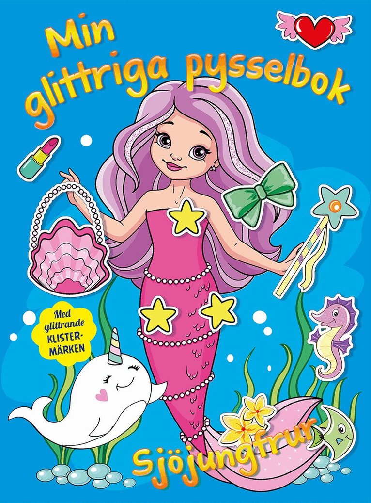 Min glittriga pysselbok. Sjöjungfrur, Häftad