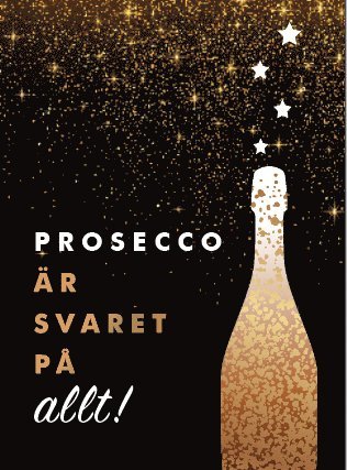 Marie Helleday Ekwurtzel Prosecco är svaret på allt