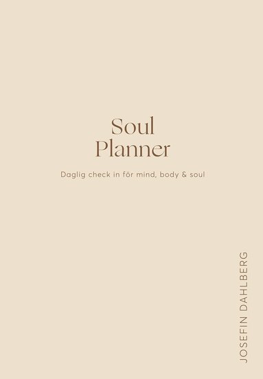 Josefin Dahlberg Soul Planner