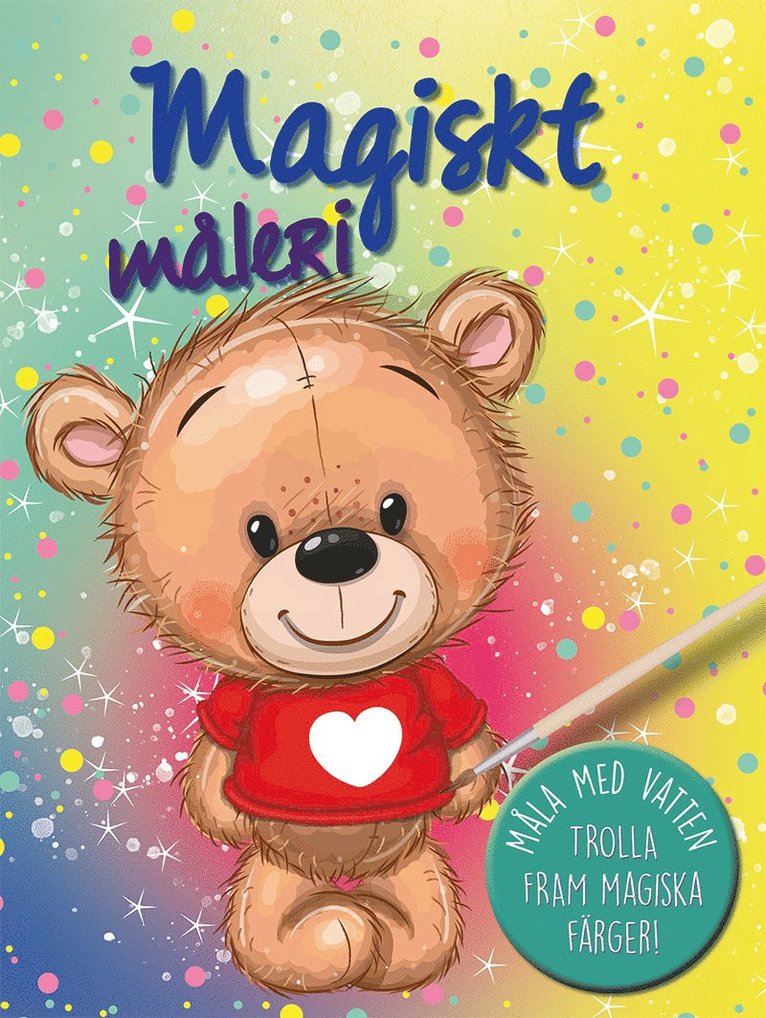 Magiskt måleri (nalle), Häftad