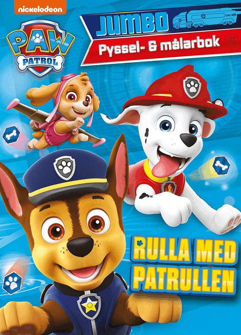 Paw Patrol. Rulla med patrullen, Häftad
