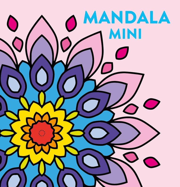 Mandala mini. Ljusrosa, Häftad
