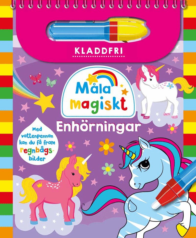 Måla magiskt. Enhörningar, Häftad