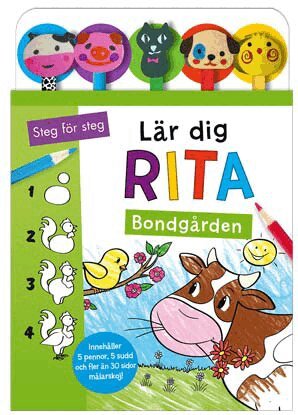 Lär dig rita. Bondgården, Häftad